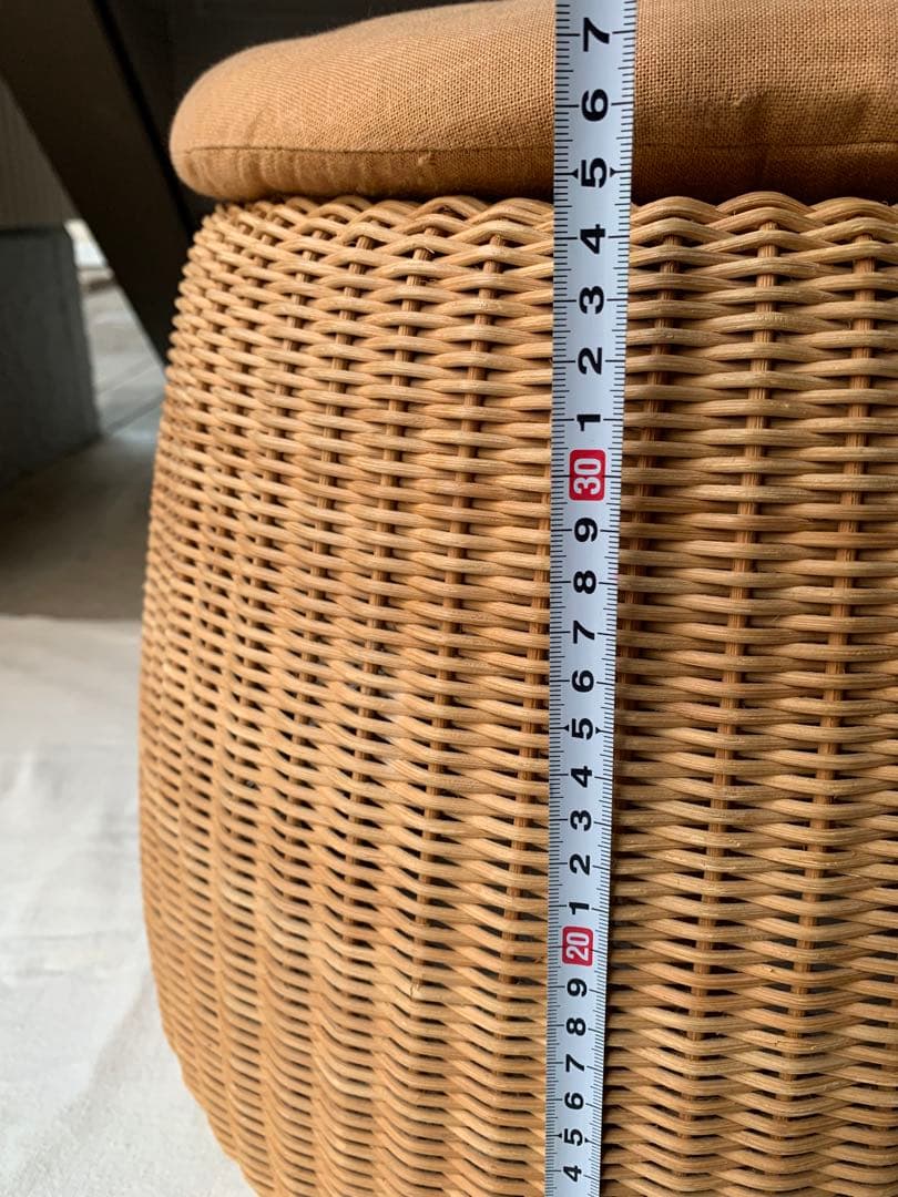 希少 山川ラタン 剣持勇デザイン ヴィンテージ スツール ジャパニーズモダン C