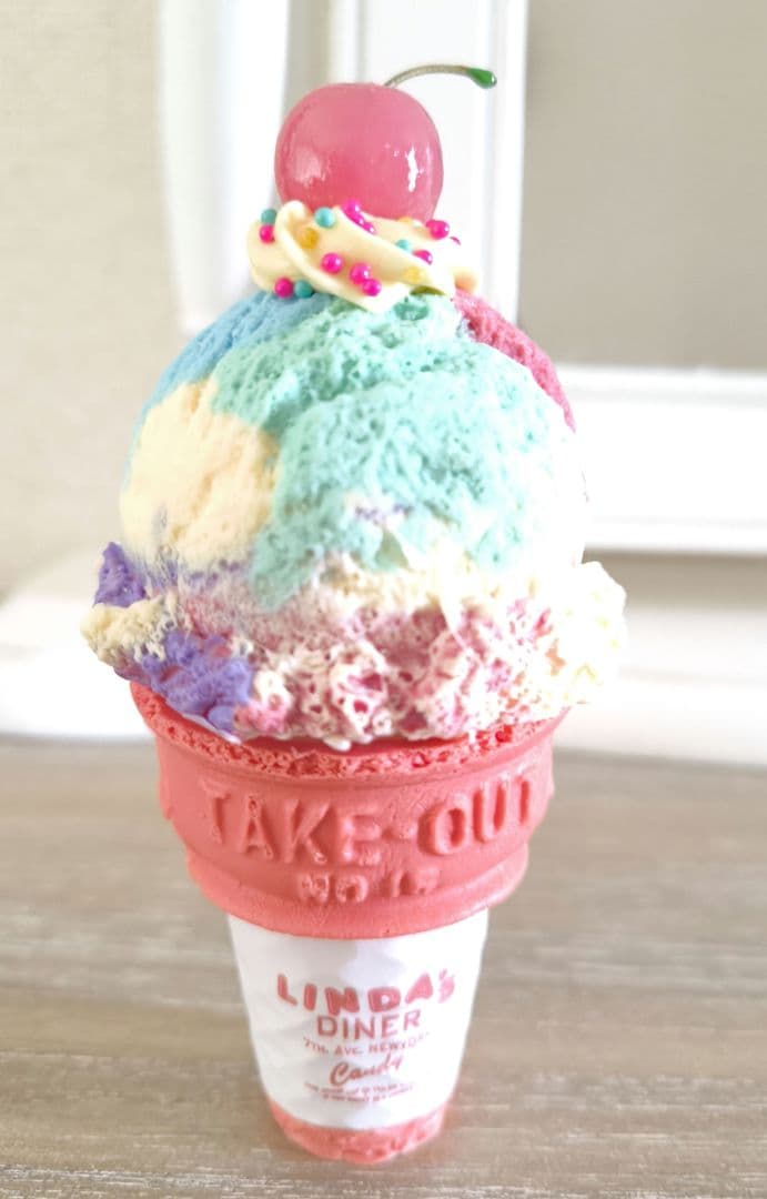 ハンドメイドアイスクリーム小物入れ