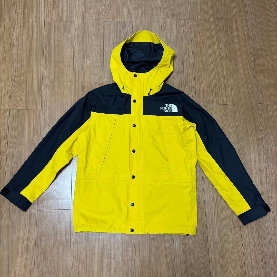 ノースフェイス マウンテンライトジャケット ゴアテックス イエロー サイズS