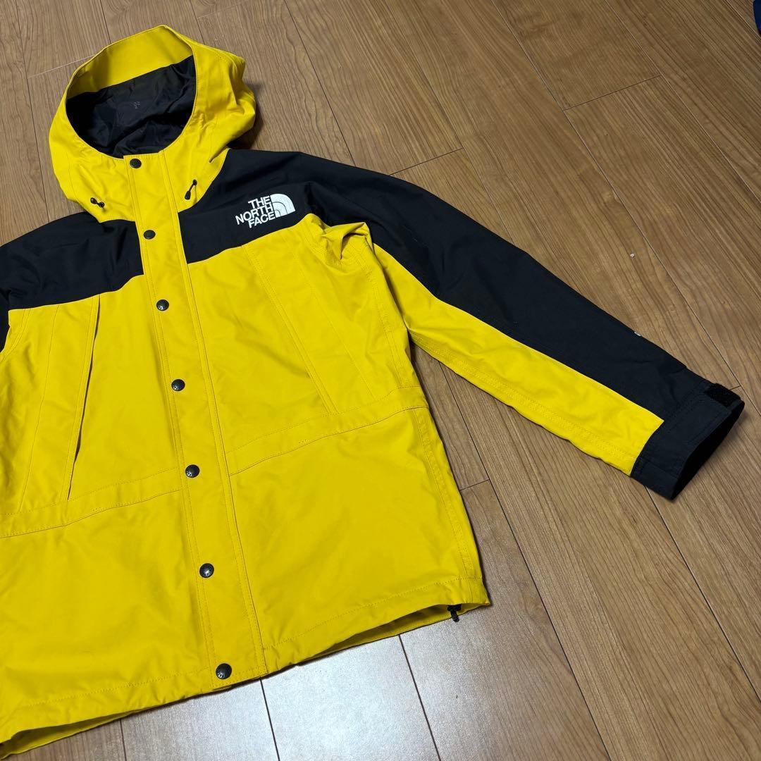ノースフェイス マウンテンライトジャケット ゴアテックス イエロー サイズS