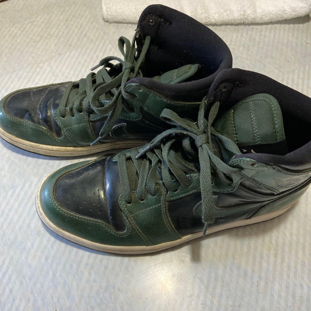 Nike エアジョーダン ハイカットシューズ グリーン/ブラック