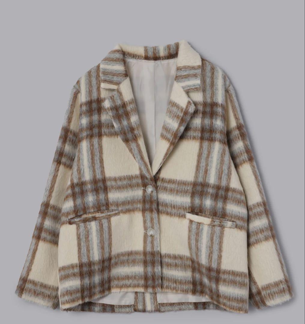 Olu. オルドット シャギーテーラードジャケット セットアップ販売