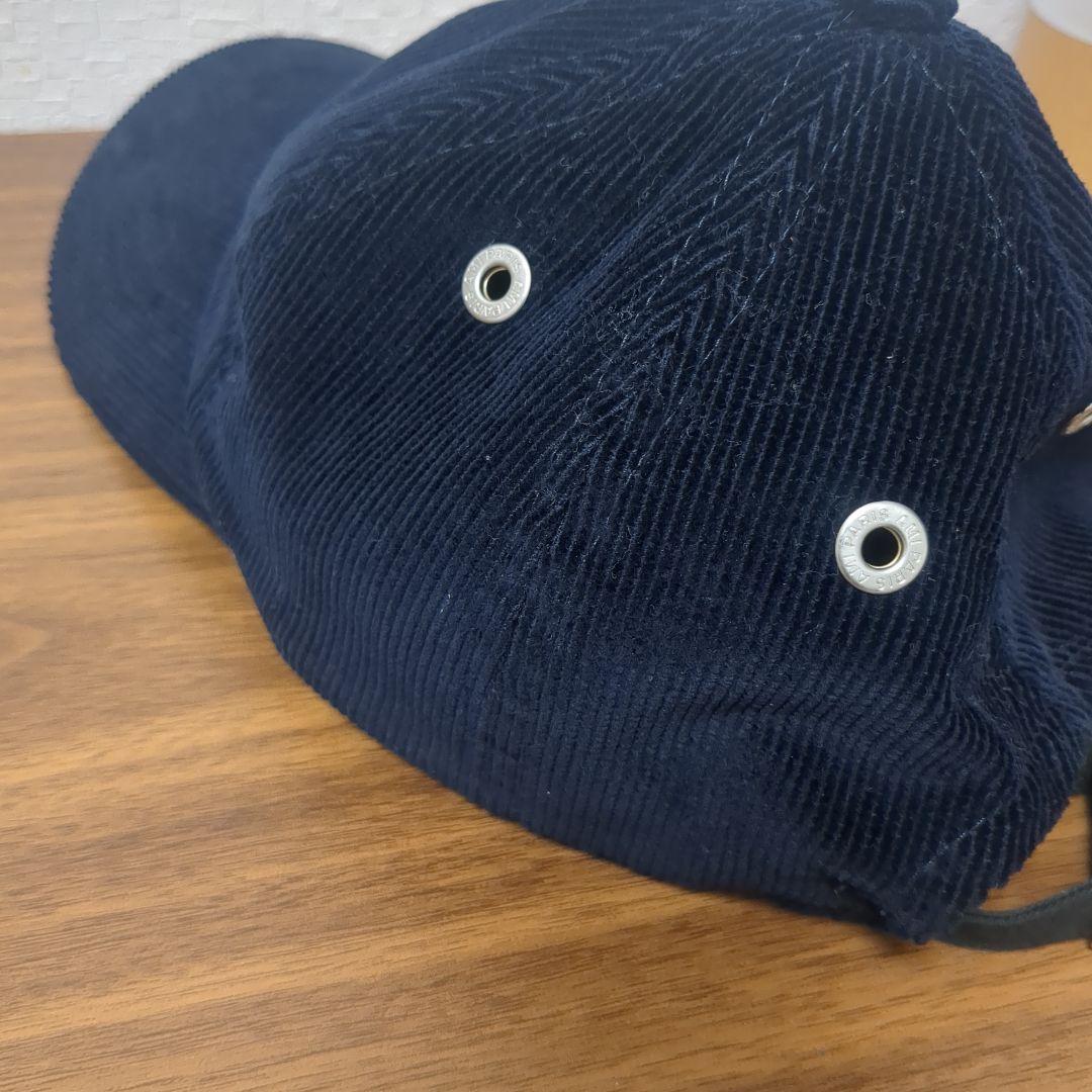amiparis コーデュロイキャップ ユニセックス 巾着付き　ネイビー