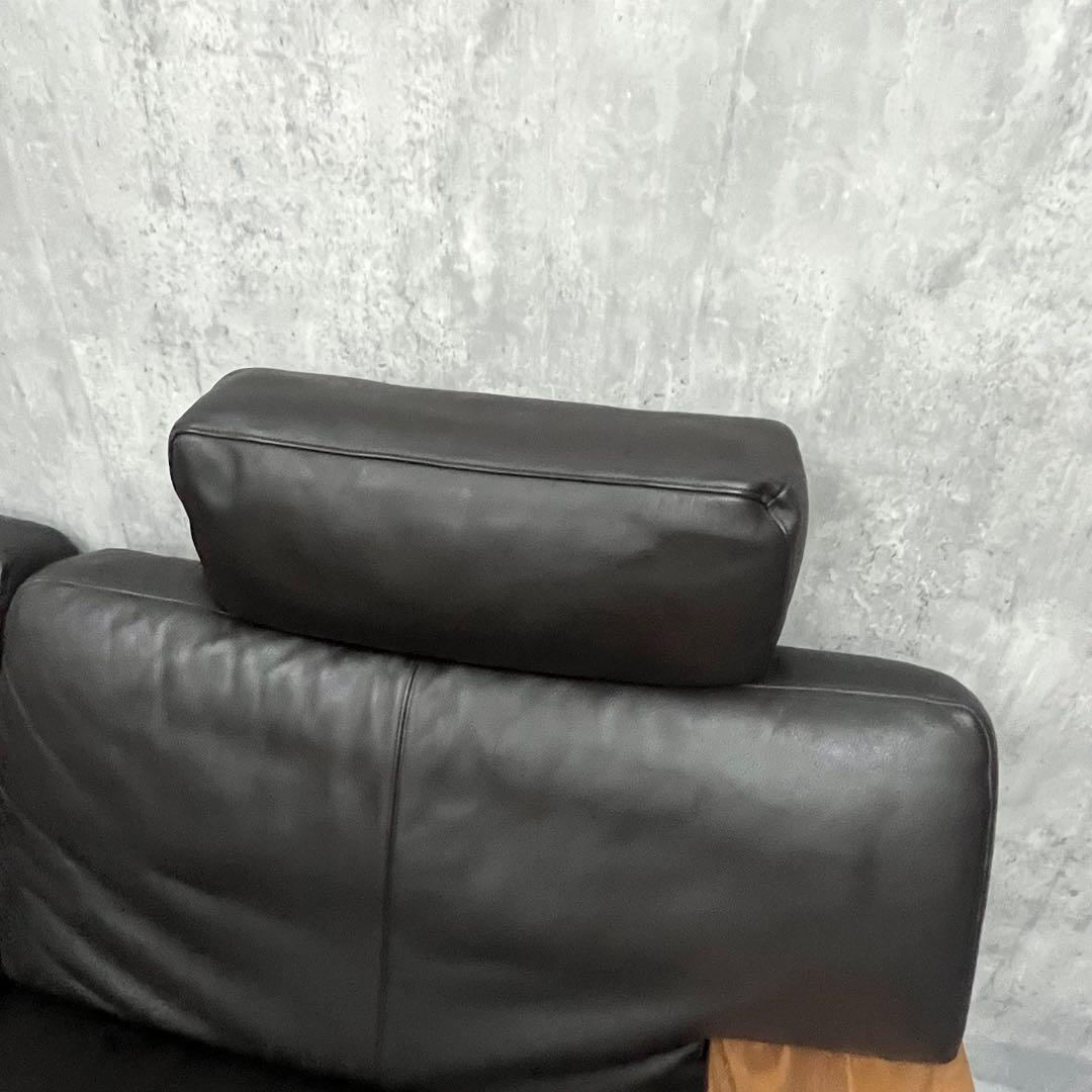 karimoku カリモク　3人掛けソファ 木フレーム 本革