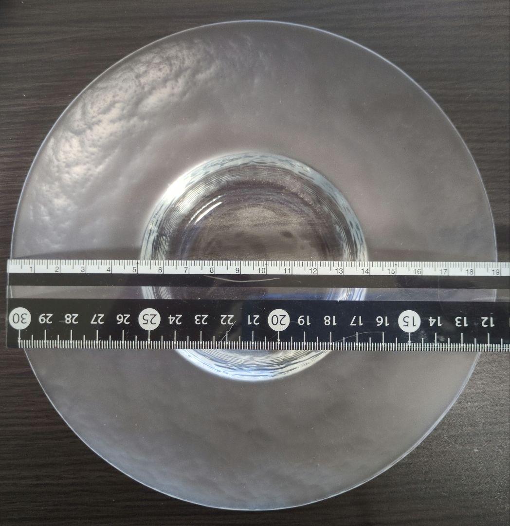東洋佐々木ガラス　リム付きプレートφ19cm(5枚セット)