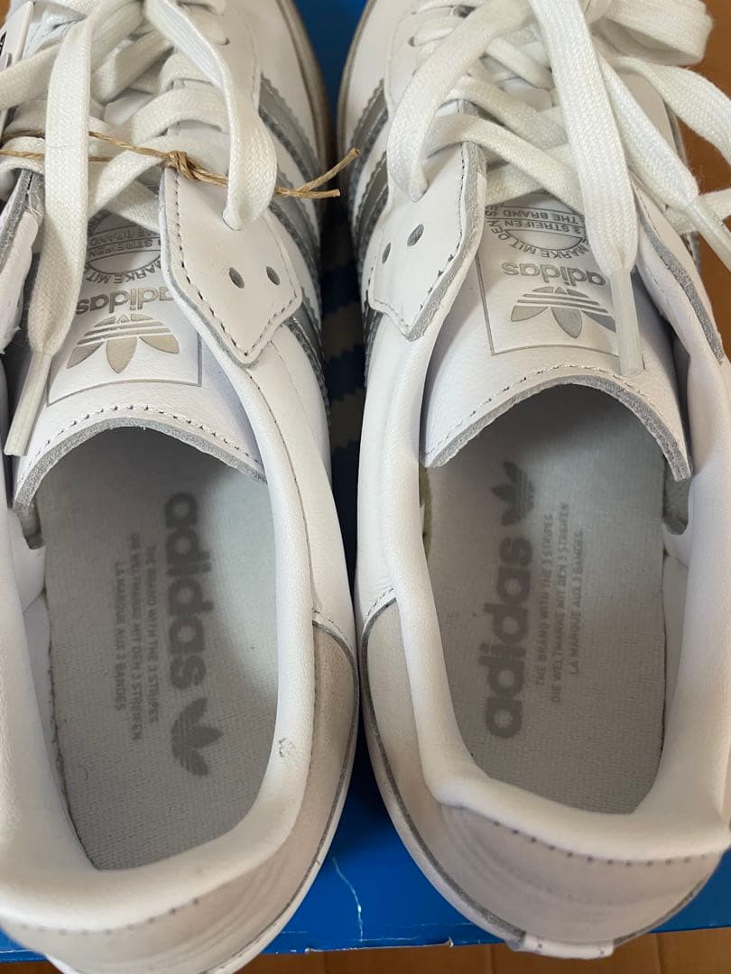 adidas Samba OG W ホワイト／シルバー　25.0cm 未使用品