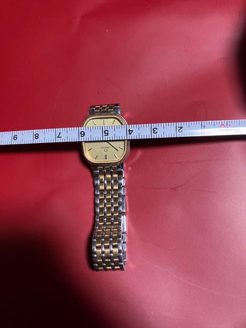 OMEGA デビルクォーツ 腕時計 ゴールド/シルバー稼働品