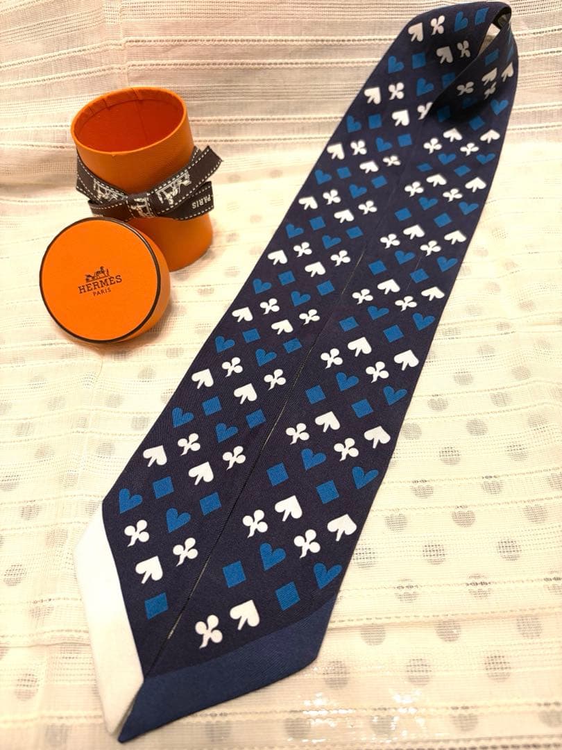 HERMES エルメス ツイリーJEU DE CARTESジュドーカルトトランプ
