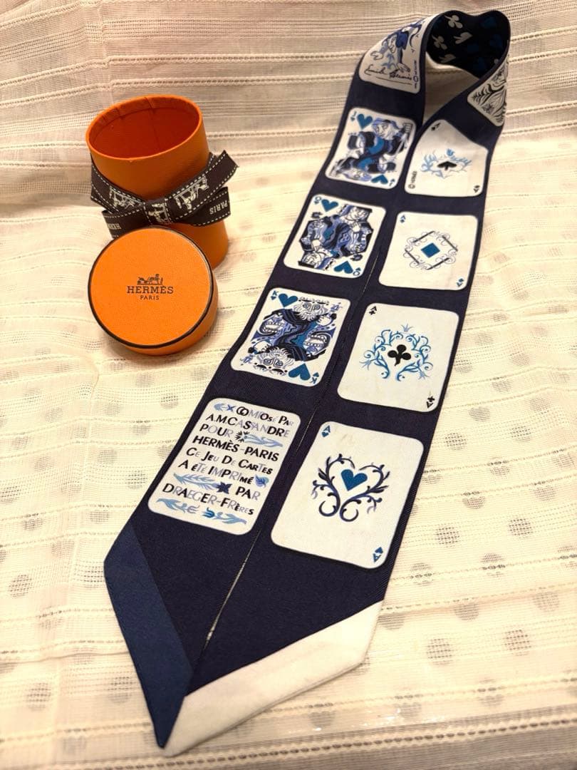 HERMES エルメス ツイリーJEU DE CARTESジュドーカルトトランプ