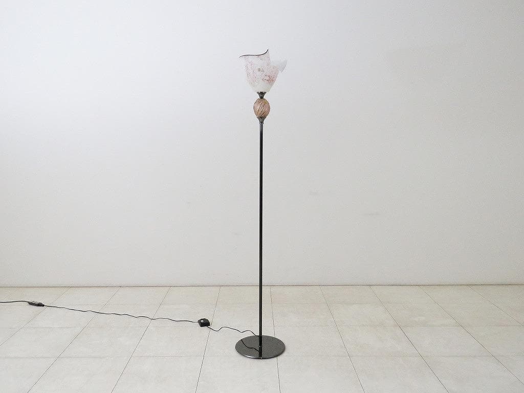 イタリア ザネッティ ムラーノガラス フロアスタンド 照明 ランプ ヴェネチアン