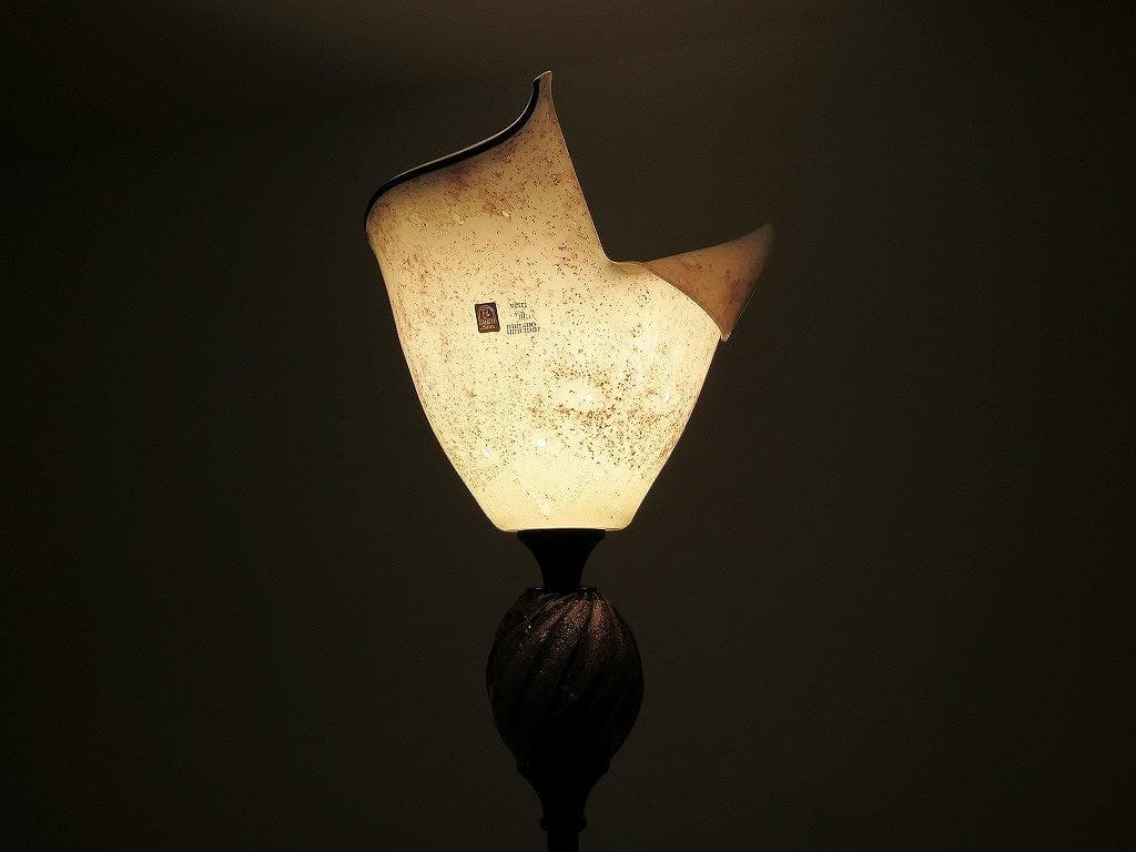 イタリア ザネッティ ムラーノガラス フロアスタンド 照明 ランプ ヴェネチアン