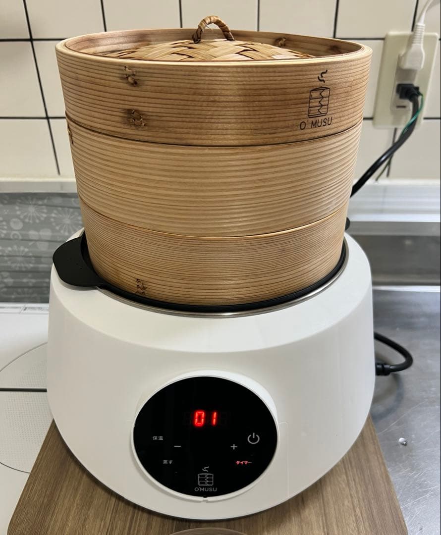 O’MUSU オムス　Ocrasi　電気蒸し器