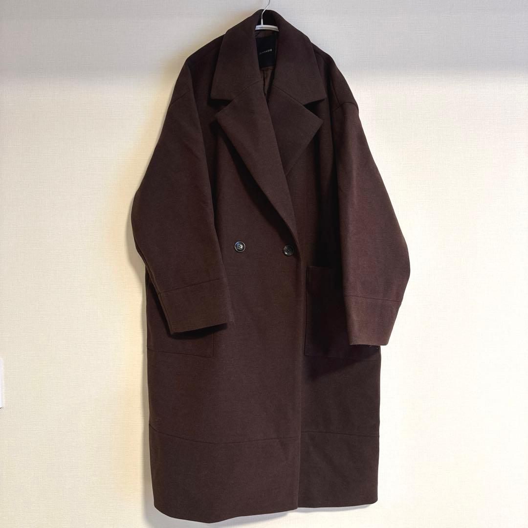 新品　ジーナシス　ウーリーテックBIGカラーコート