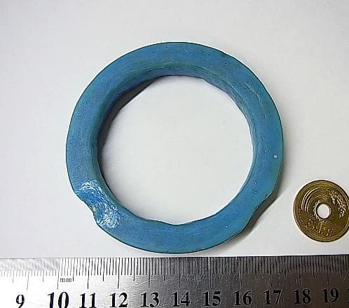★R1005★古代　青　ガラス　ブレスレット　ローマングラス　腕輪
