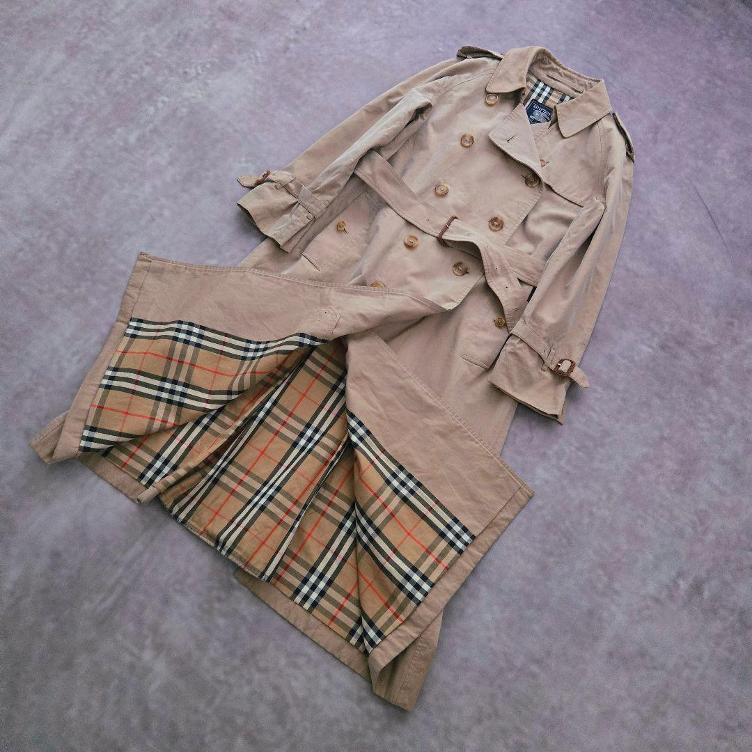 バーバリートレンチコート 英国製 丸善別注 ダブル ユニセックス
