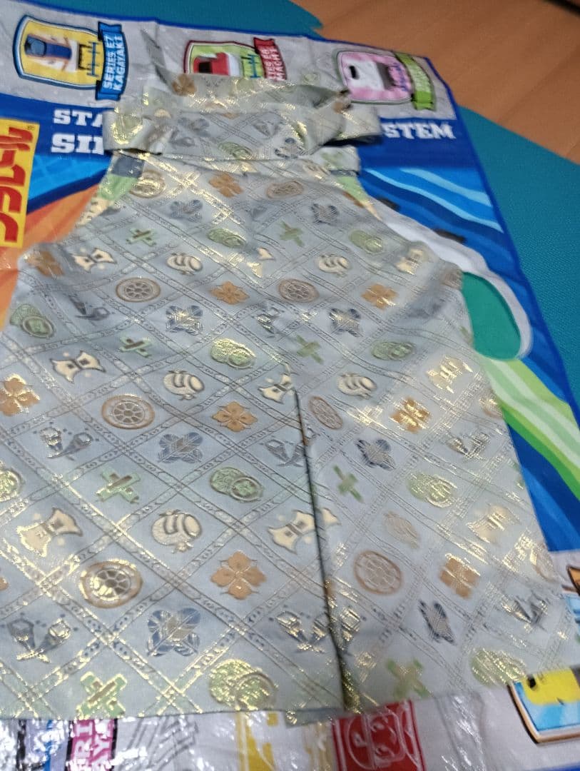 七五三　男の子　5歳　着物フルセット　絹