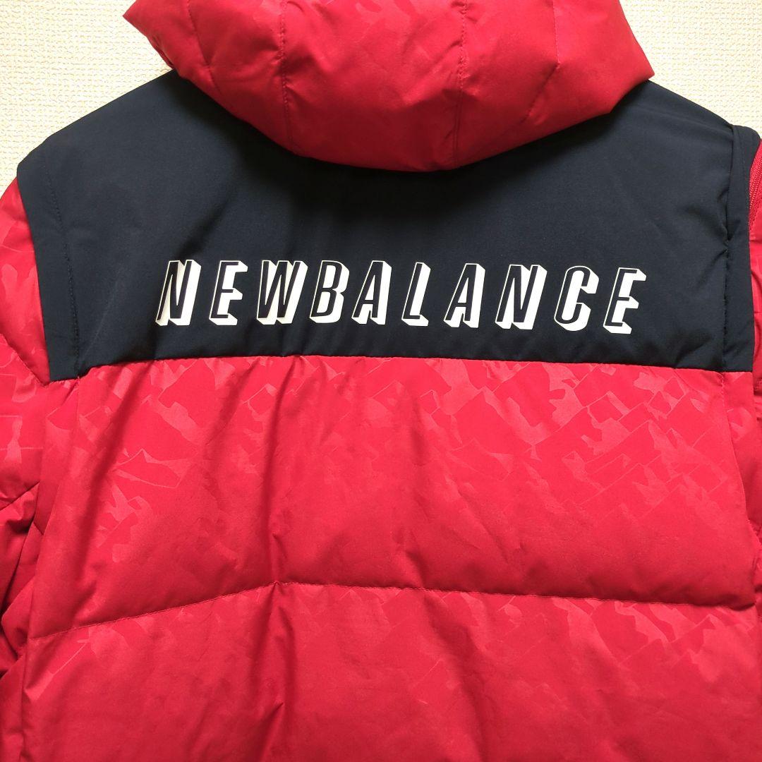 NEW BALANCE ニューバランス ダウンジャケット 4WAY 赤 L