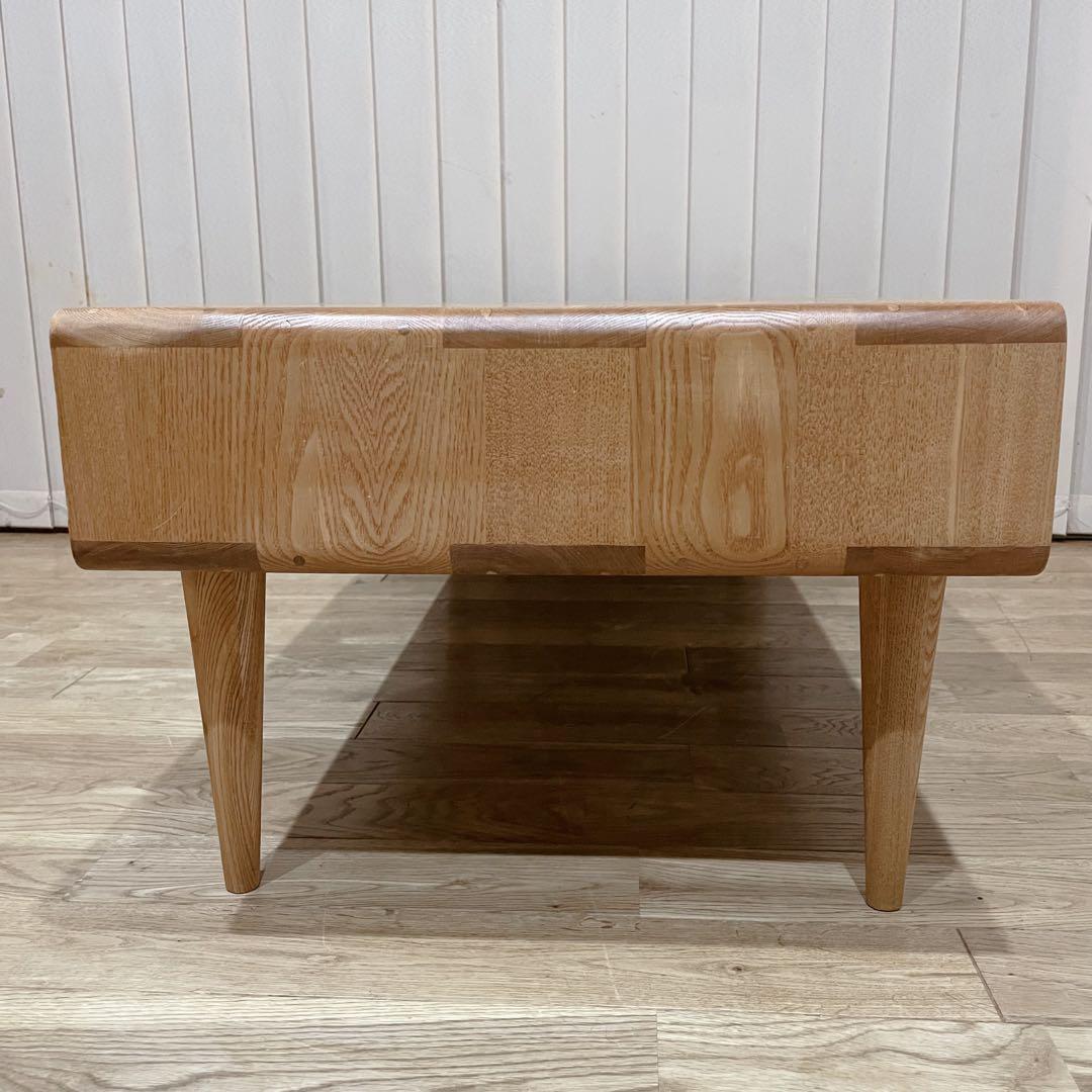 【美品】アクタス シンフォニー 110 リビングテーブル 久和屋　天然木　タモ材