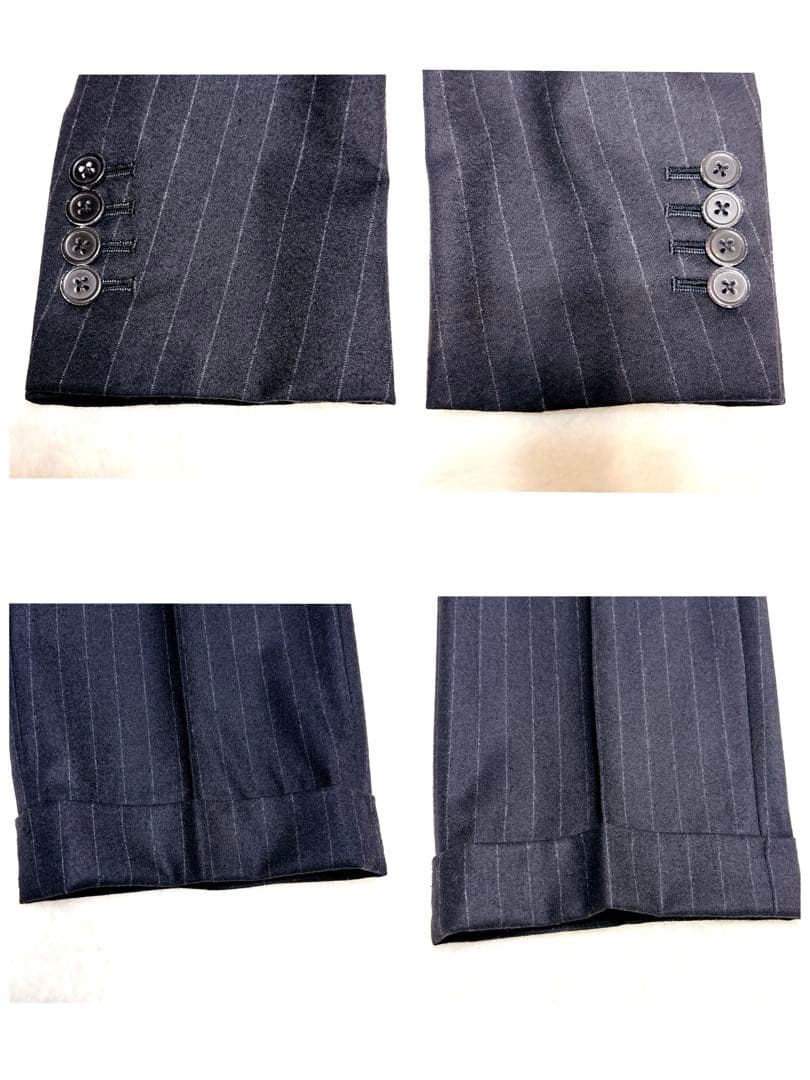 【美品】martinique スーツ セットアップ ダブルブレスト ウール100