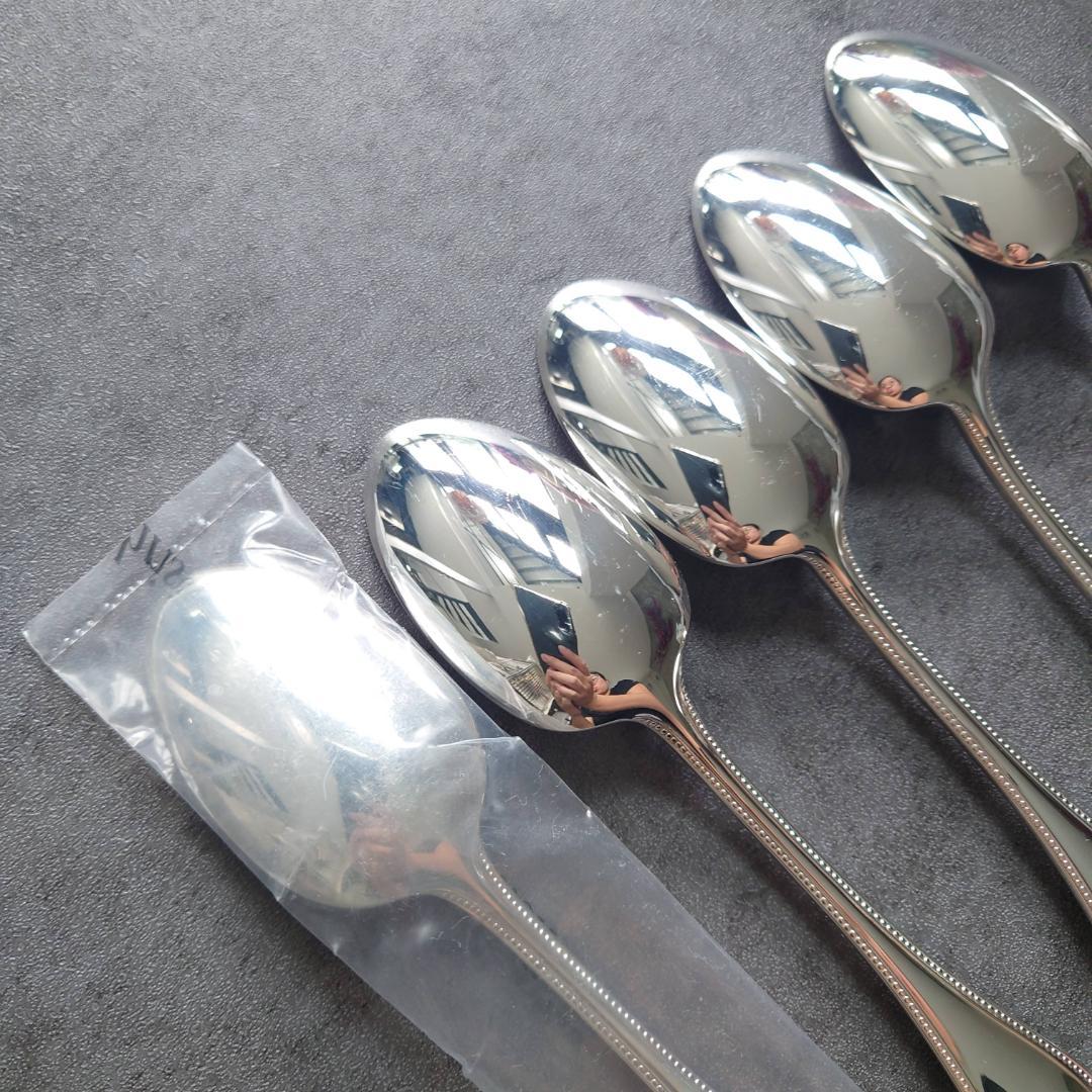 希少 美品 クリストフル パール ティースプーン 未開封含む 5点