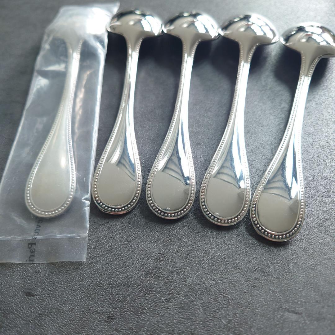 希少 美品 クリストフル パール ティースプーン 未開封含む 5点