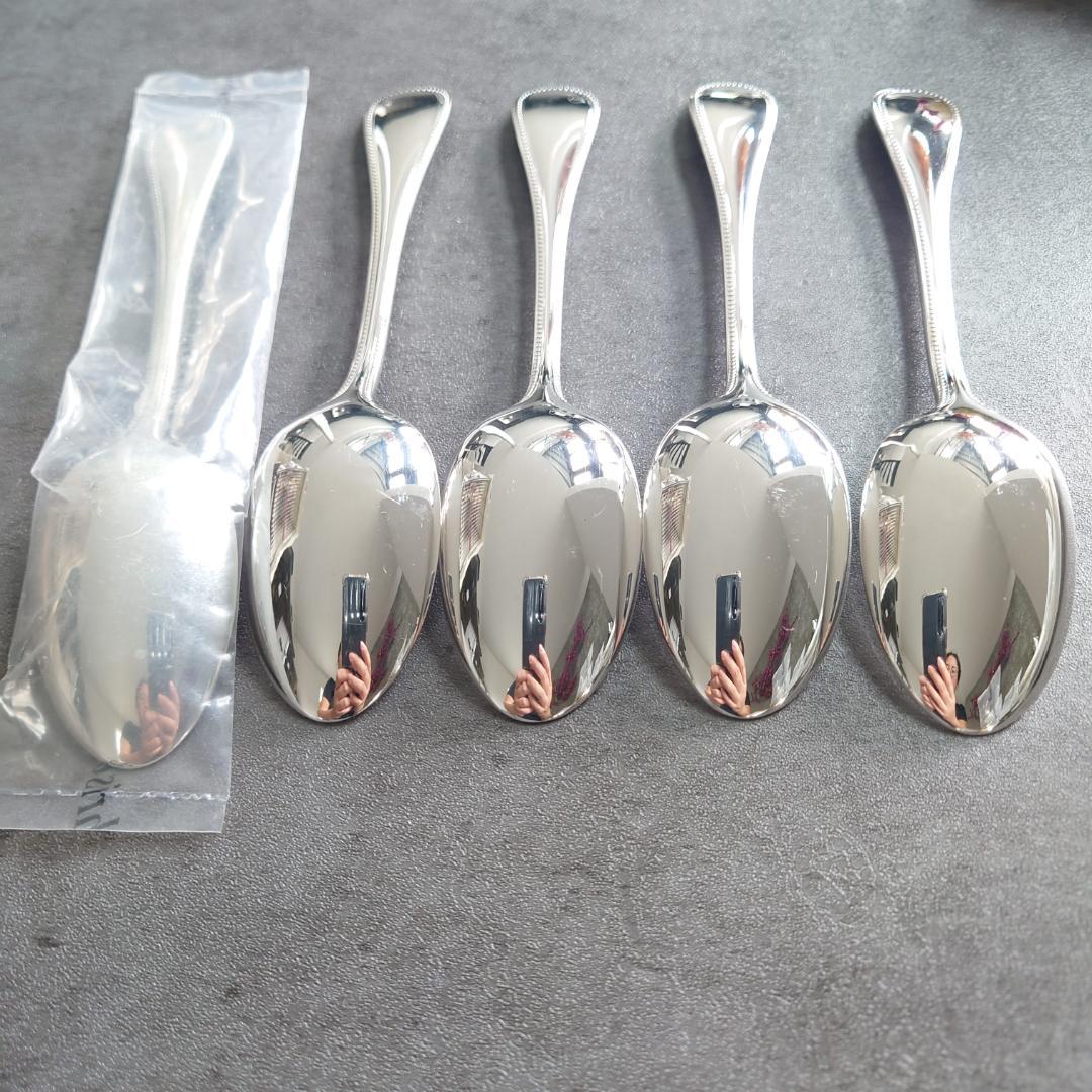 希少 美品 クリストフル パール ティースプーン 未開封含む 5点