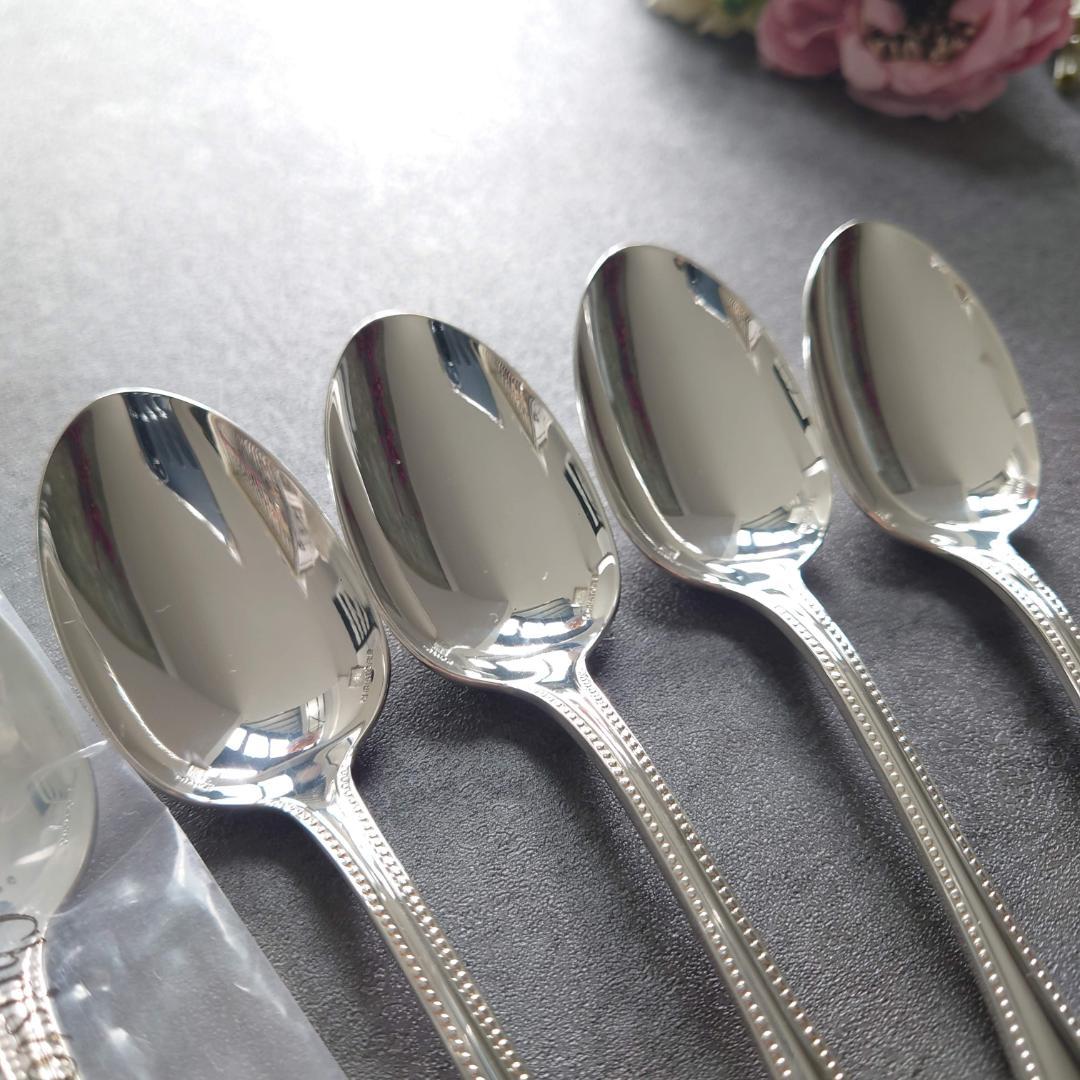 希少 美品 クリストフル パール ティースプーン 未開封含む 5点