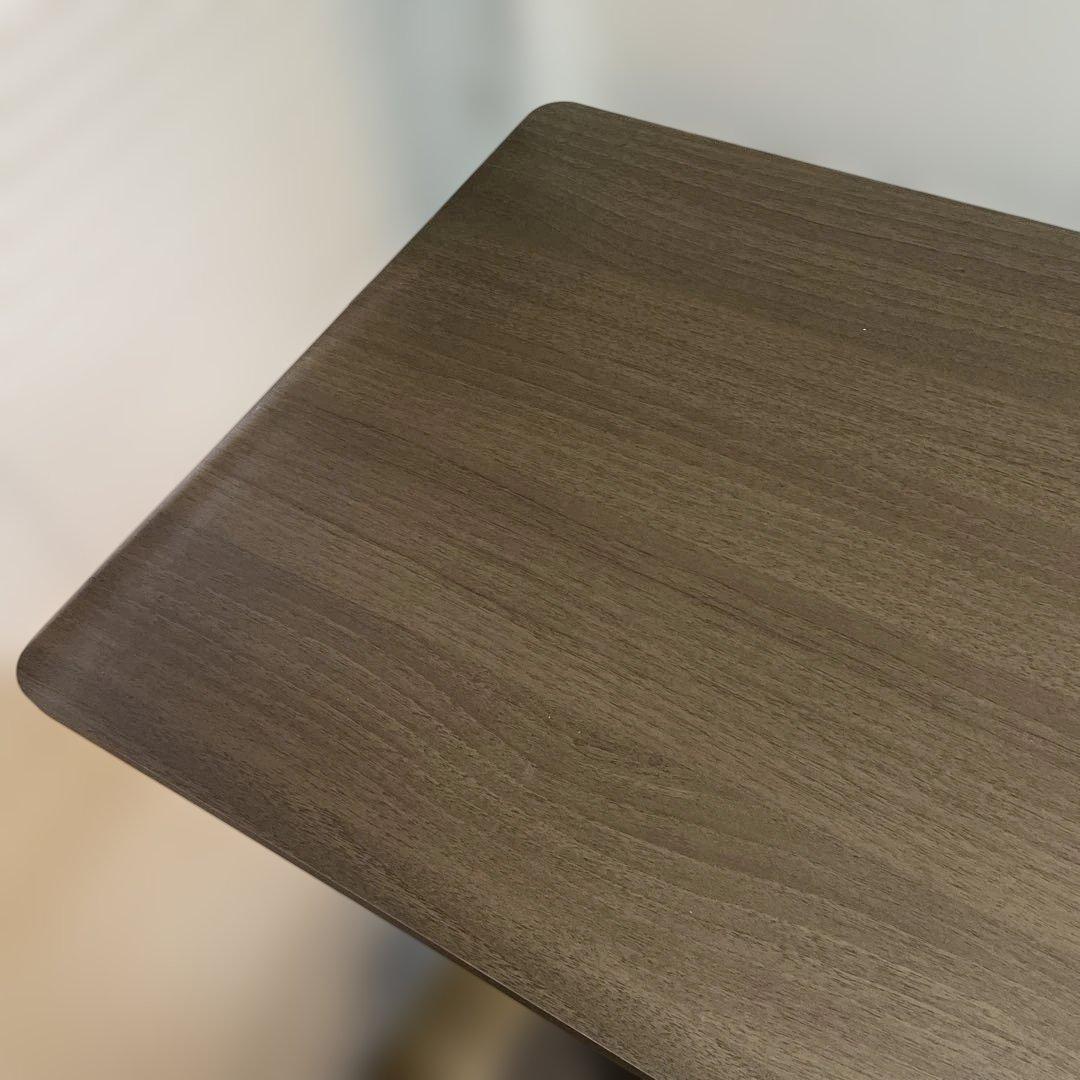 カウンターテーブル　ハイテーブル　机　ブラウン　ブラック　収納