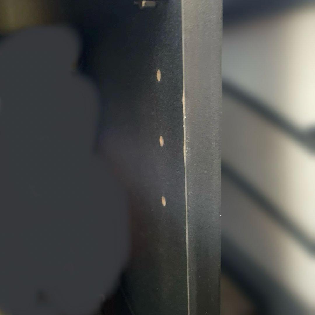 カウンターテーブル　ハイテーブル　机　ブラウン　ブラック　収納