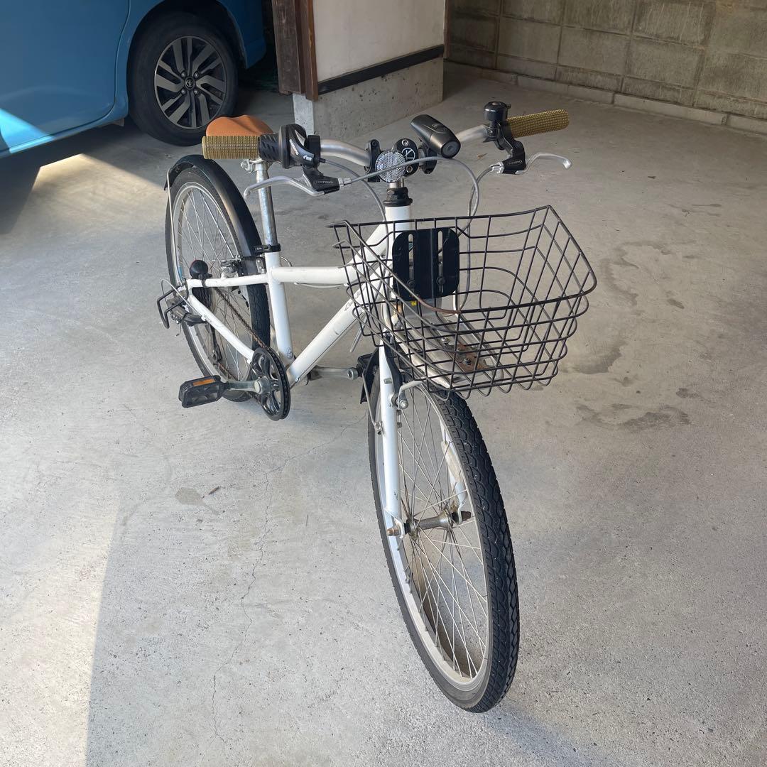 子供用自転車 KhodaaBloom ホワイト ブラウンサドル