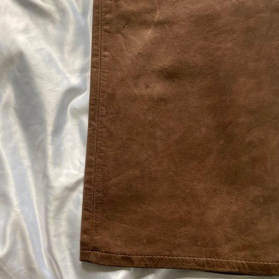 Lee Riders レザーパンツ ブラウン 30