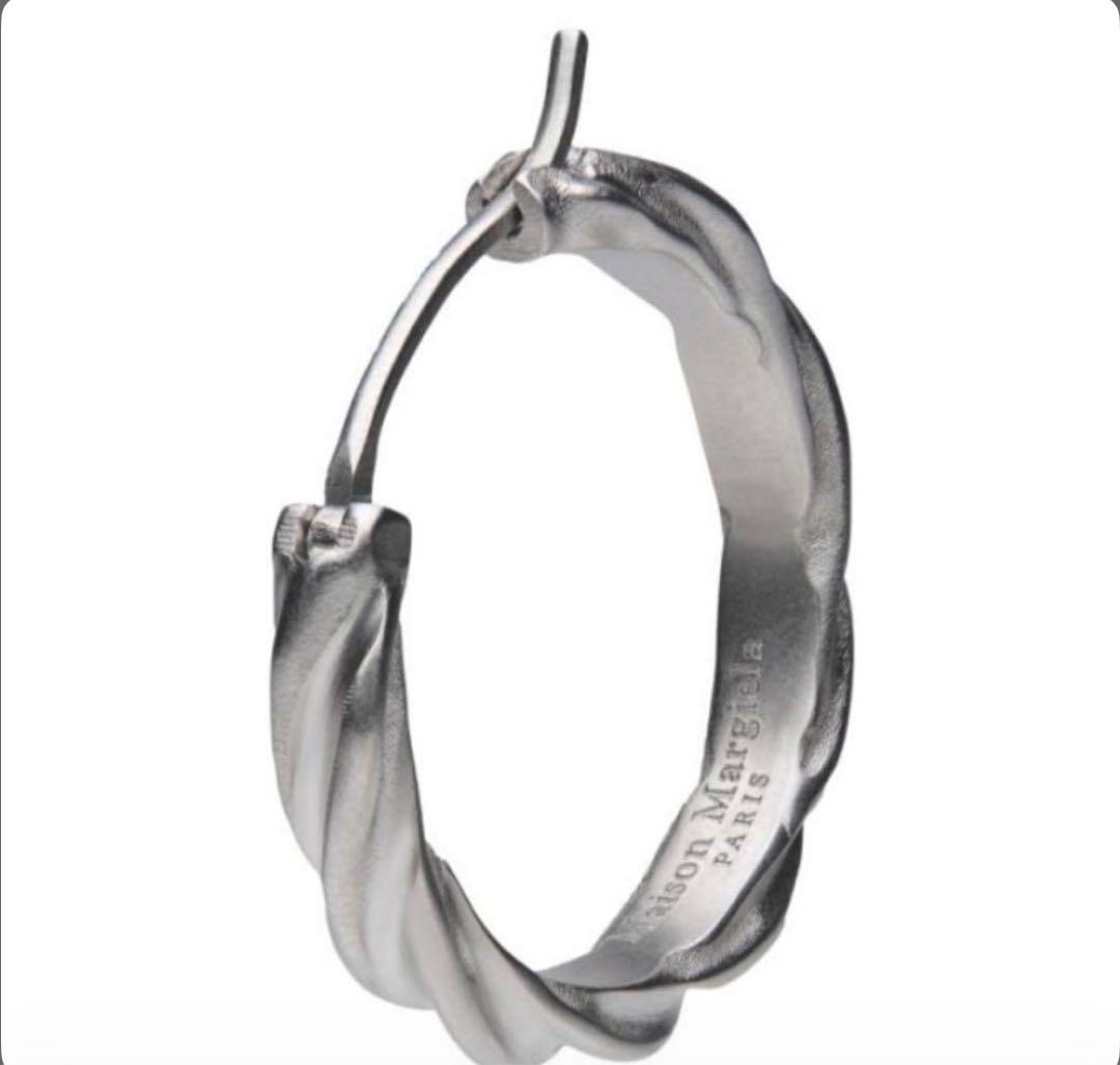 Maison Margiela シルバー ツイストピアス