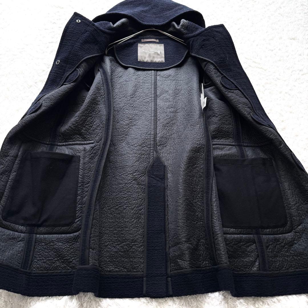 マッキントッシュ ロンドン ダッフルコート トグル 現行 ネイビー 大きいサイズ