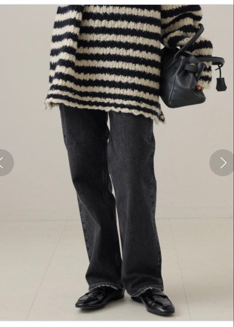 IENAイエナupperhights/アッパーハイツ別注 ストレートデニムパンツ