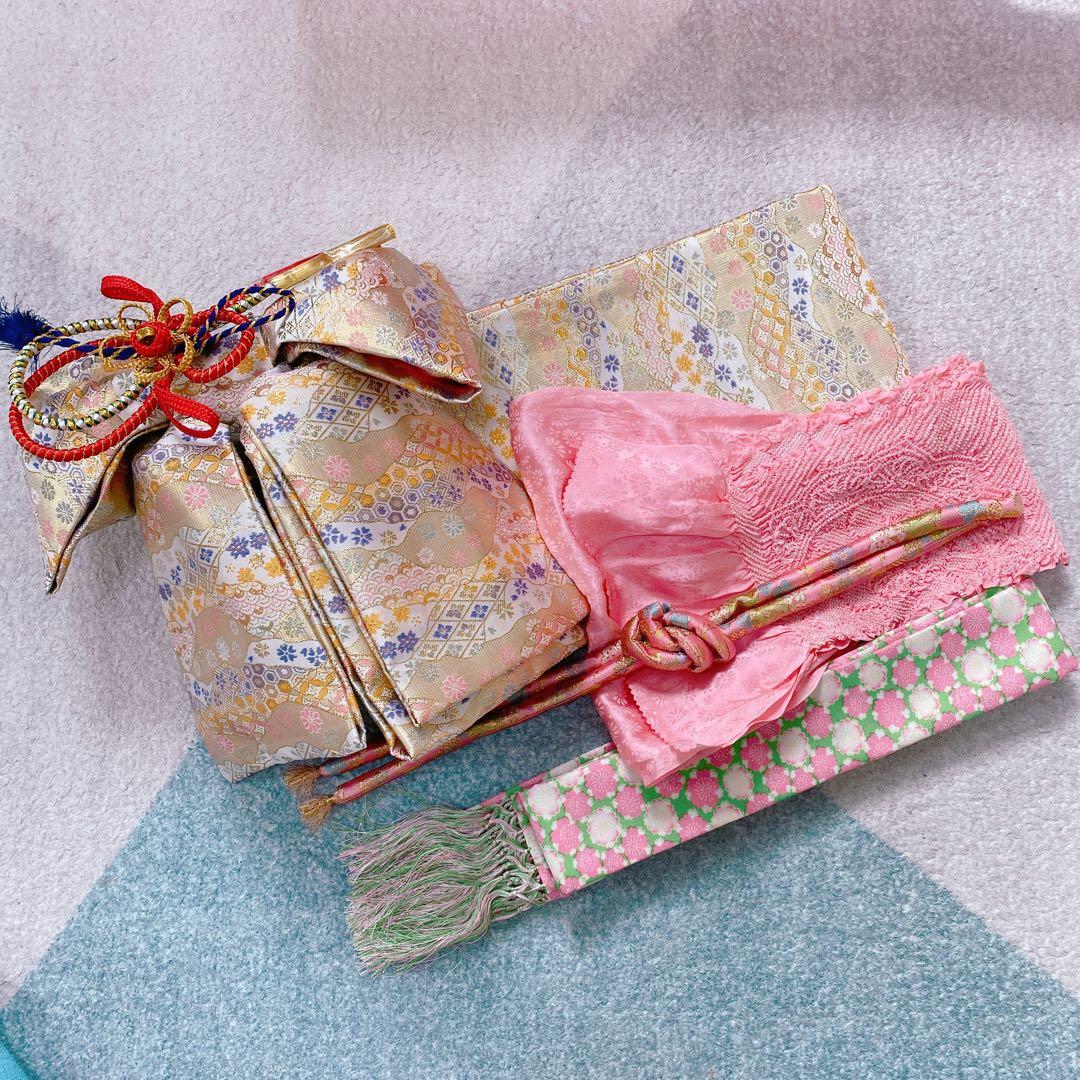 七五三 7歳 JAPAN STYLE 着物 作り帯 小物 セット 水色 ブランド