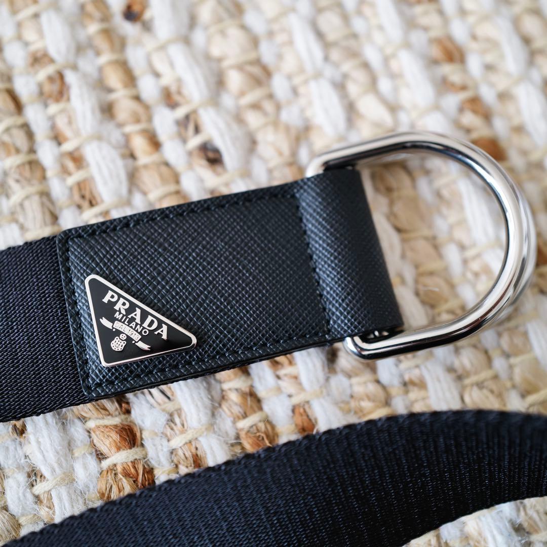 ぽ*)様 PRADA | ウーブンRe-Nylonベルト: サイズ80