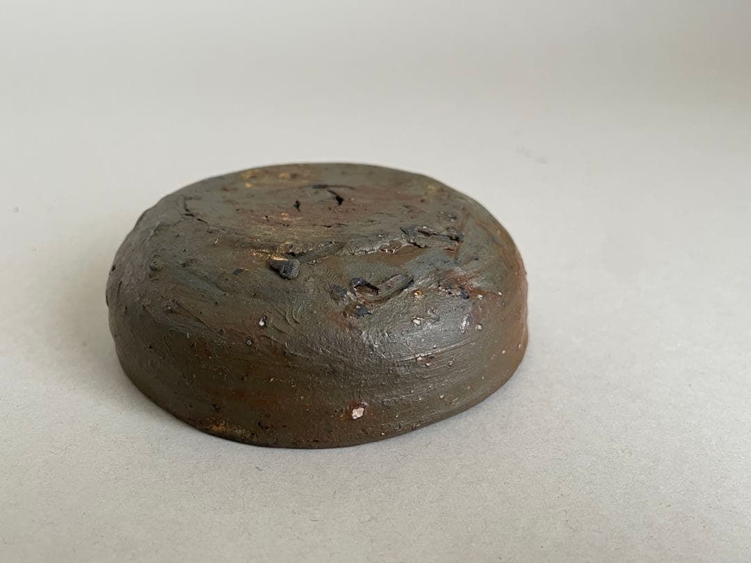 國吉清尚 ぐい呑 酒器 お猪口 やちむん 焼き締め　検索:島武己(武巳) 国吉