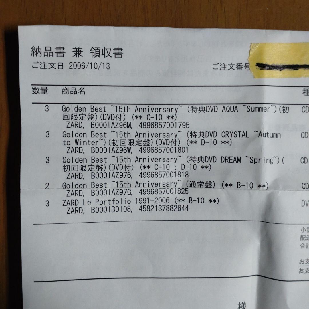 ZARD Le Portfolio 1991-2006　ゴールデンベスト写真集