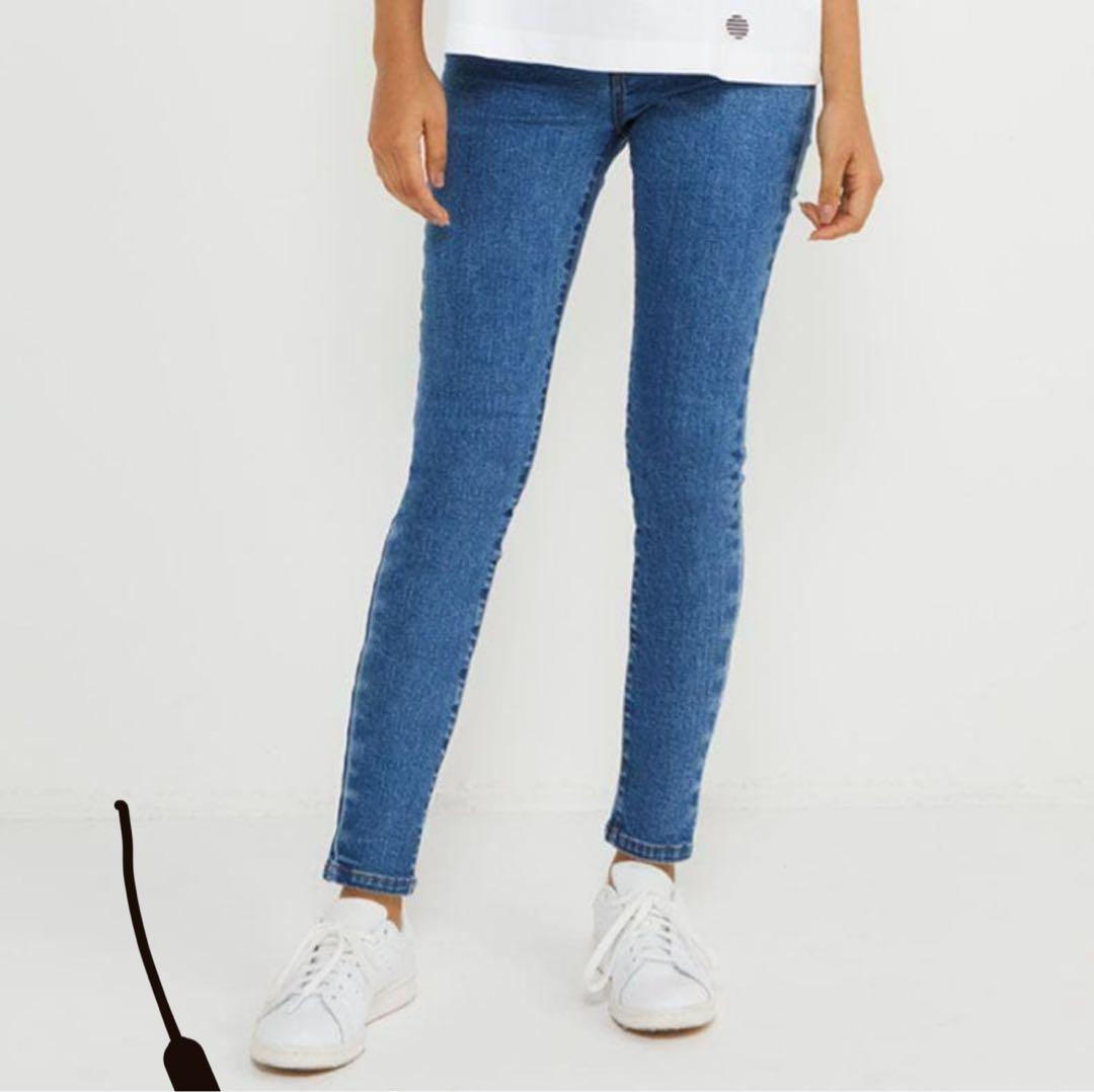 新品未使用 ボーダーズアットバルコニー デニムパンツ ストレッチ スキニー