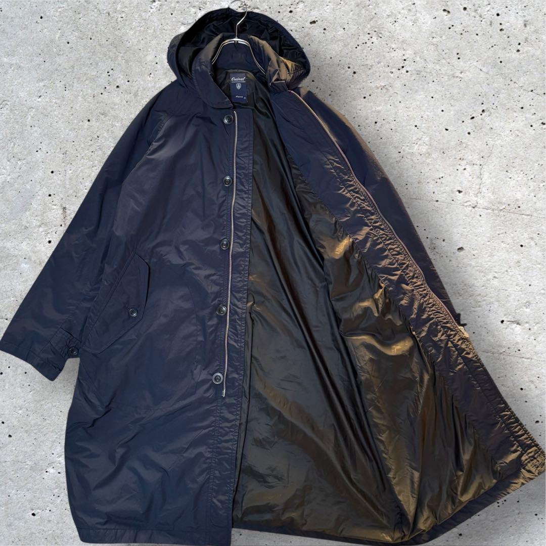 ORCIVAL オーシバル ナイロンタフタ フーテッドコート ネイビー サイズ4