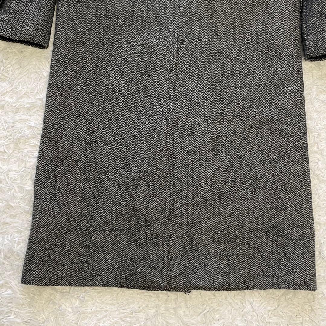 大きいサイズL✨ZARA ザラ チェスターコート ヘリンボーン ダブルブレスト