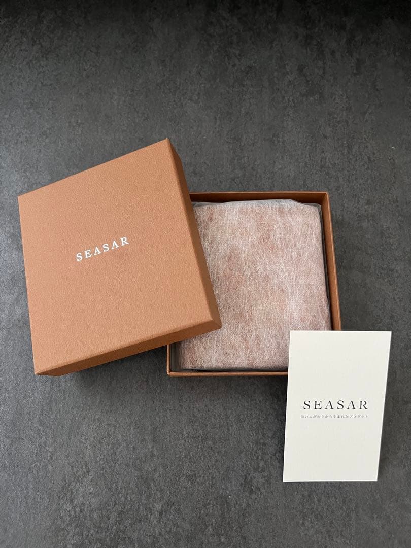 SEASAR Integral 二つ折り財布 プエブロレザー　コニャック