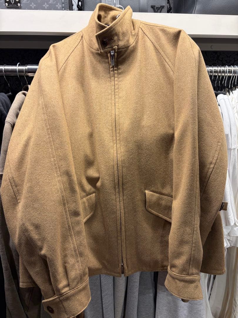 GRENFELL グレンフェル ゴルファー 38 ウールブルゾン ブラウン