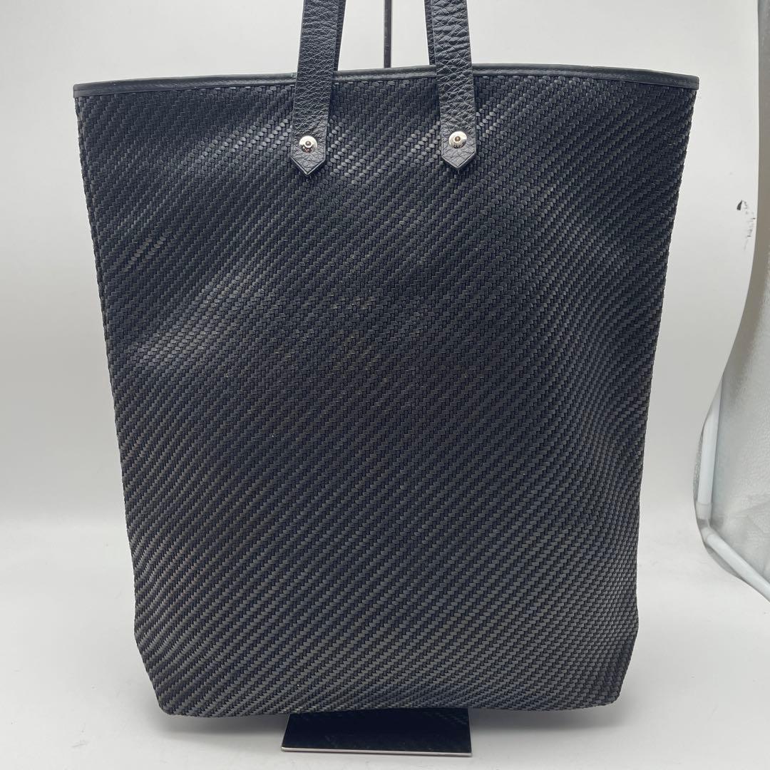 HERMES エルメス トートバッグ　アメダバ　ディアゴ　GM 編み込み　黒