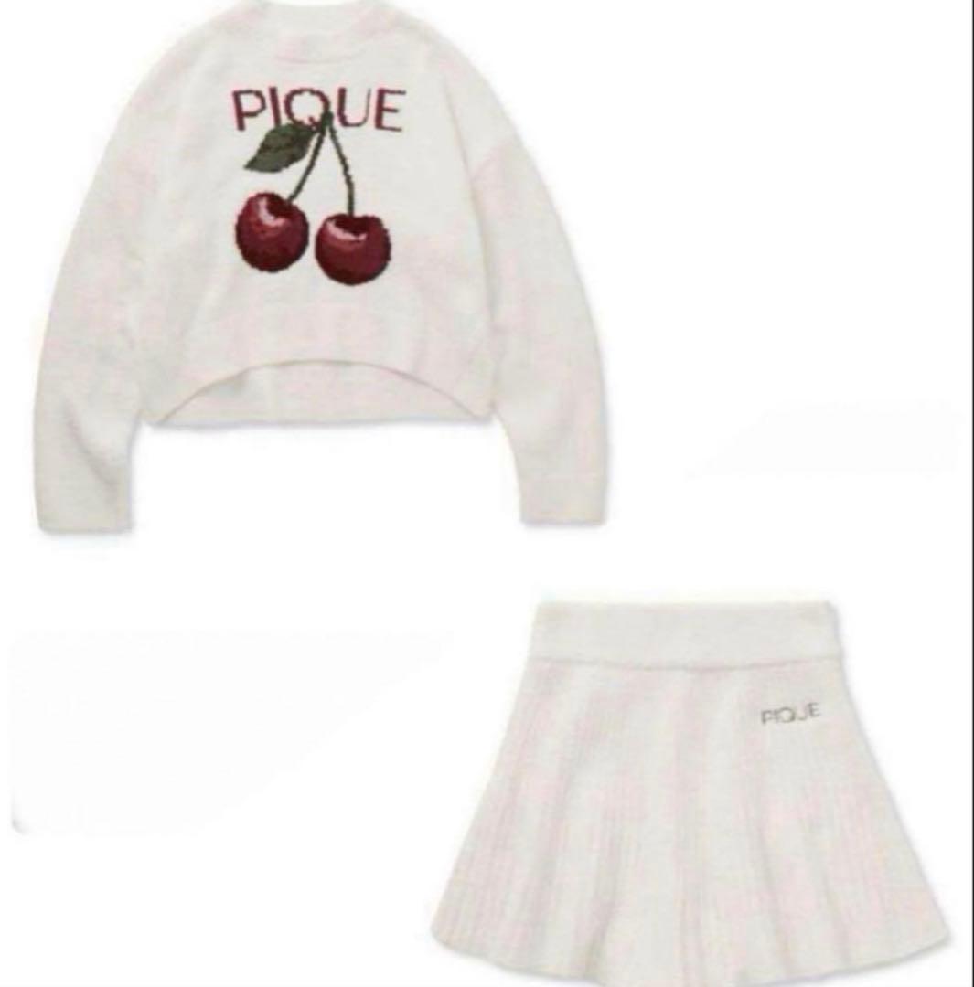 新品gelatopiqueチェリー 上下セット