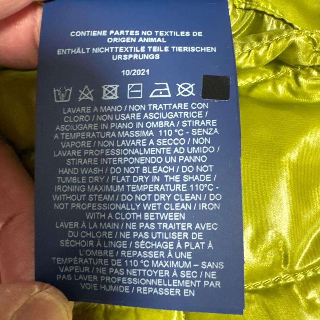 美品　HERNO ヘルノ　キルティング　ダウンベスト サイズ42 グリーン系