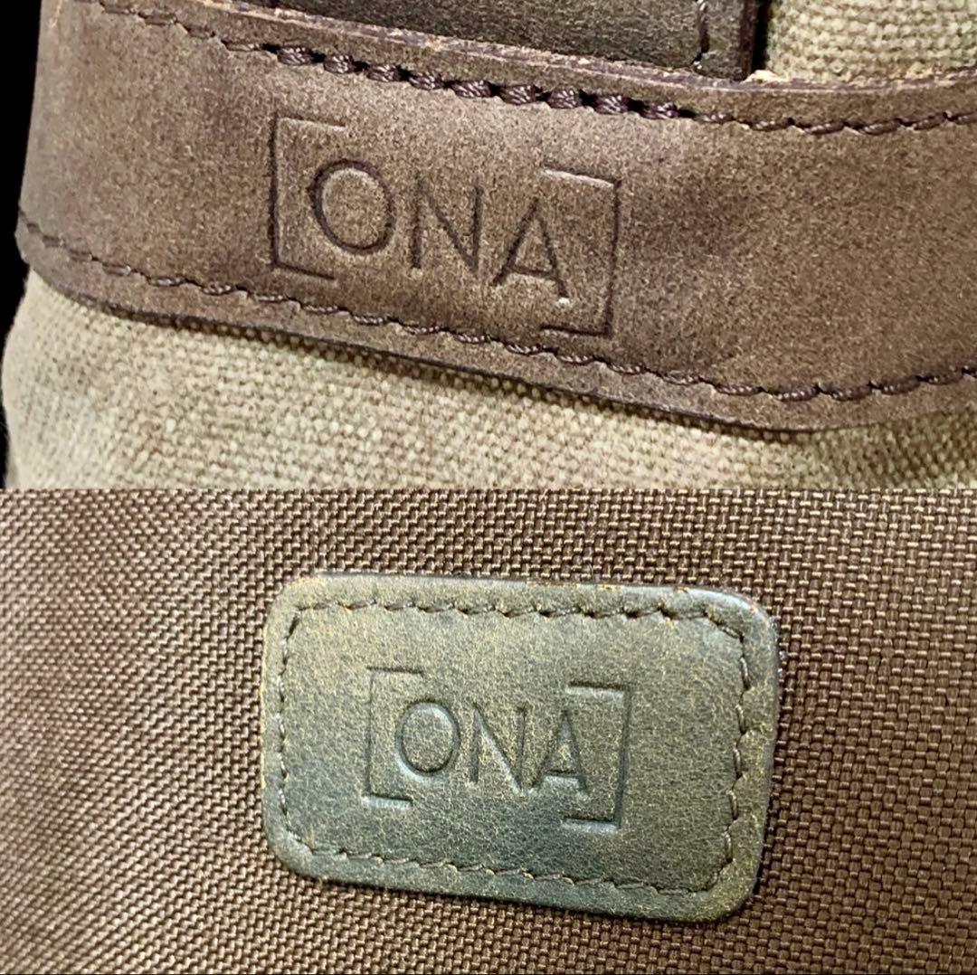 名作カメラバッグ ONA ワックスキャンバス レザー メッセンジャーバッグ