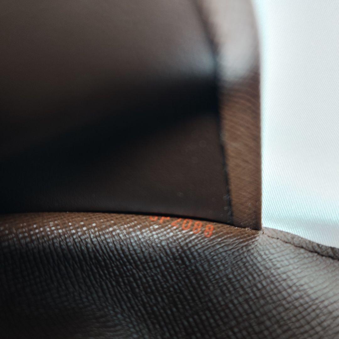 ダミエ・エベヌ ポルトフォイユ・ブラザ 二つ折り 長財布 N60017