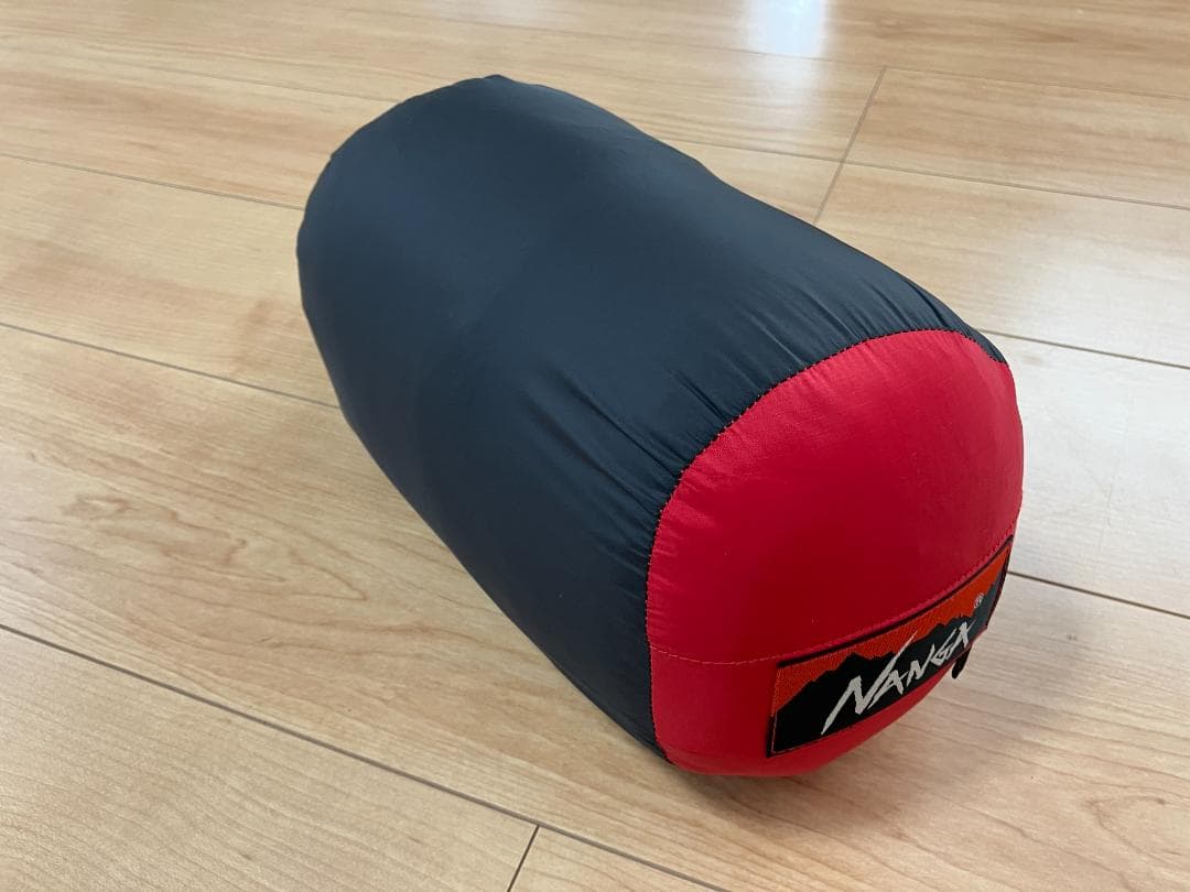 【美品】ナンガ NANGA シュラフ 寝袋 オーロラ 350 STD 赤 S