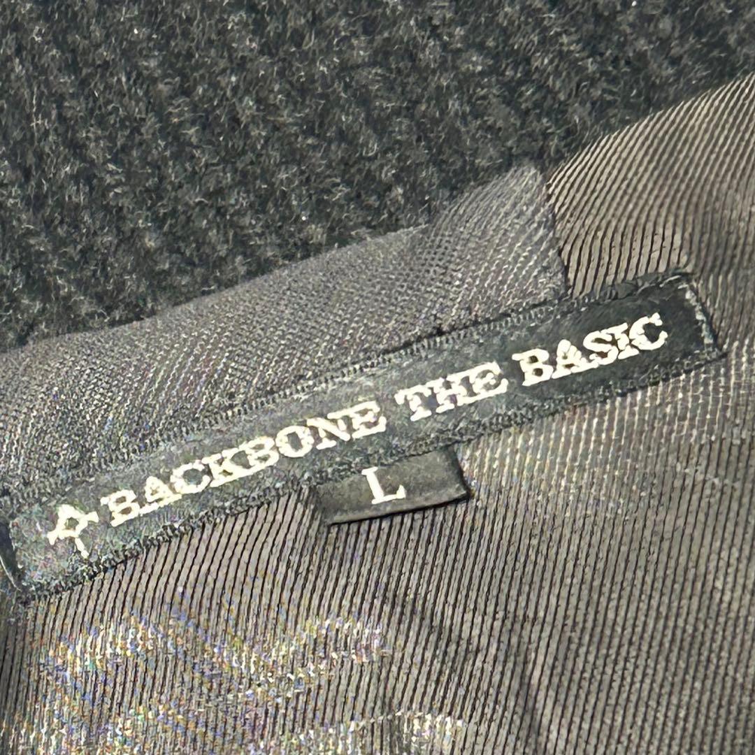 BACK BONE バックボーン　袖革レザージャケット　袖革ライダースジャケット